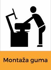 Montaza guma